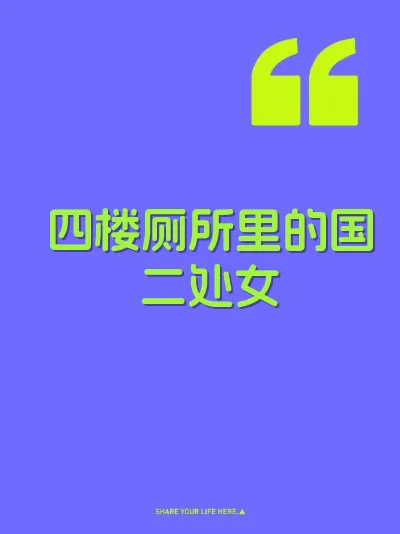 四楼厕所里的国二处女 封面
