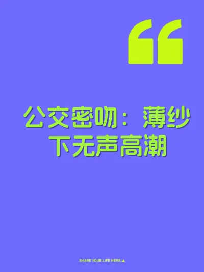 公交密吻：薄纱下无声高潮 封面