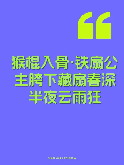 猴棍入骨·铁扇公主胯下藏扇春深半夜云雨狂 封面