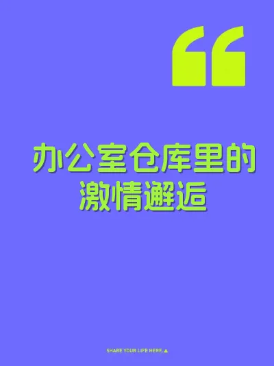办公室仓库里的激情邂逅 封面