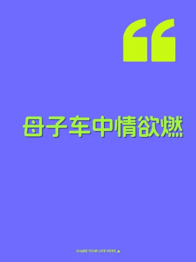 母子车中情欲燃 封面
