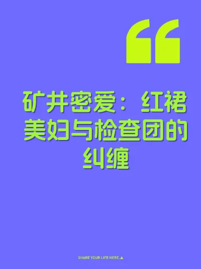 矿井密爱：红裙美妇与检查团的纠缠 封面