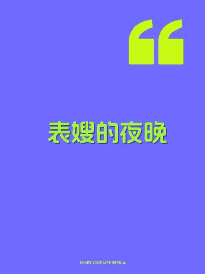 表嫂的夜晚 封面