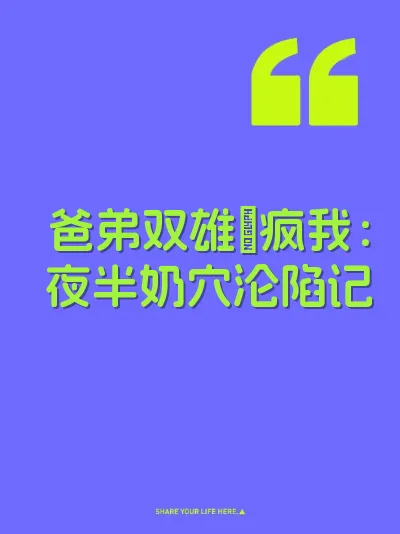 爸弟双雄肏疯我：夜半奶穴沦陷记 封面