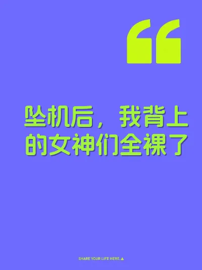 坠机后，我背上的女神们全裸了 封面