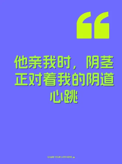 他亲我时，阴茎正对着我的阴道心跳 封面