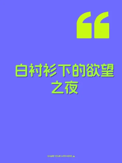 白衬衫下的欲望之夜 封面