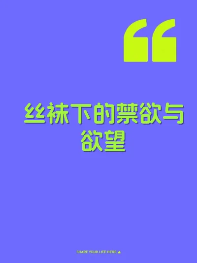 丝袜下的禁欲与欲望 封面