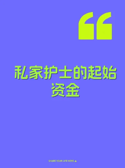 私家护士的起始资金 封面