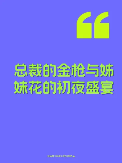 总裁的金枪与姊妹花的初夜盛宴 封面