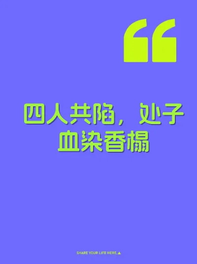 四人共陷，处子血染香榻 封面