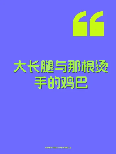 大长腿与那根烫手的鸡巴 封面
