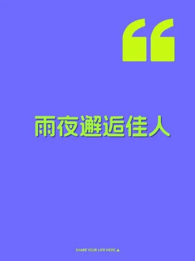 雨夜邂逅佳人 封面