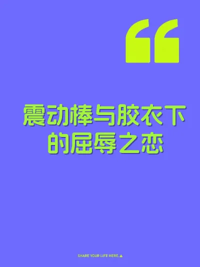 震动棒与胶衣下的屈辱之恋 封面