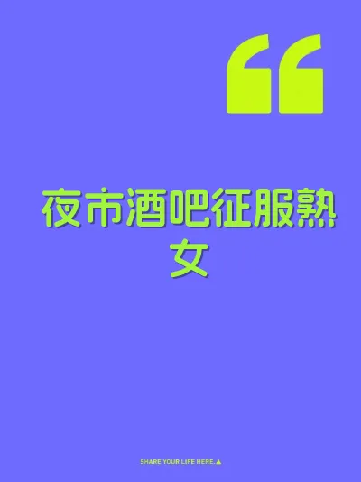 夜市酒吧征服熟女 封面
