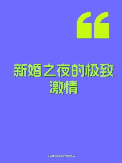 新婚之夜的极致激情 封面