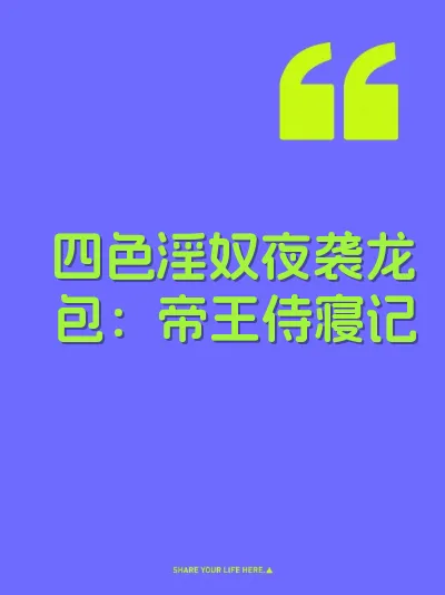 四色淫奴夜袭龙包：帝王侍寝记 封面