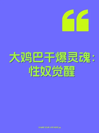 大鸡巴干爆灵魂：性奴觉醒 封面