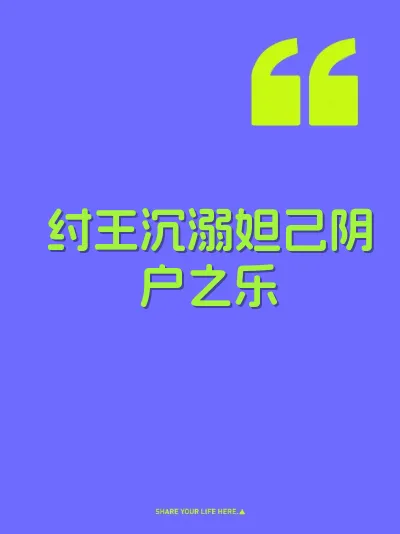 纣王沉溺妲己阴户之乐 封面