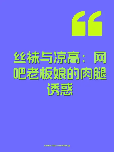 丝袜与凉高：网吧老板娘的肉腿诱惑 封面