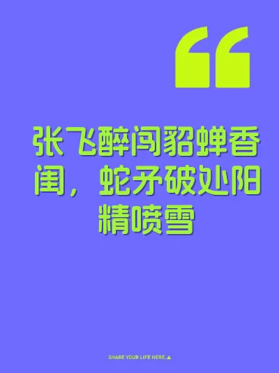 张飞醉闯貂蝉香闺，蛇矛破处阳精喷雪 封面