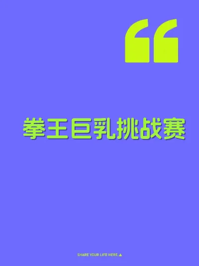 拳王巨乳挑战赛 封面