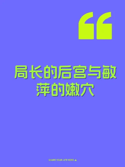 局长的后宫与敏萍的嫩穴 封面