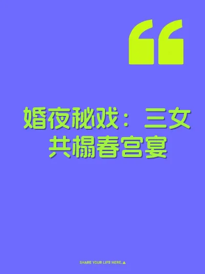 婚夜秘戏：三女共榻春宫宴 封面