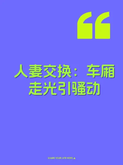 人妻交换：车厢走光引骚动 封面