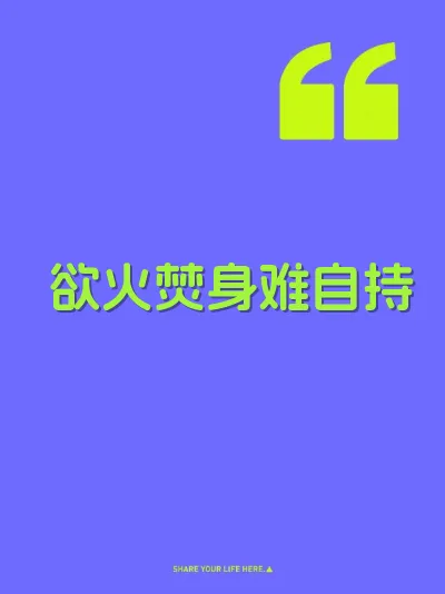 欲火焚身难自持 封面