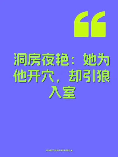 洞房夜艳：她为他开穴，却引狼入室 封面