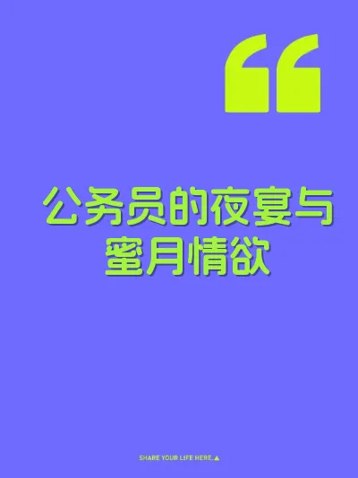 公务员的夜宴与蜜月情欲 封面