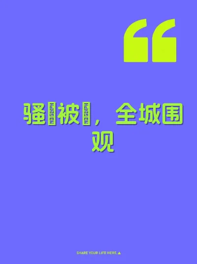 骚屄被肏，全城围观 封面