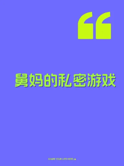 舅妈的私密游戏 封面