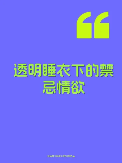 透明睡衣下的禁忌情欲 封面
