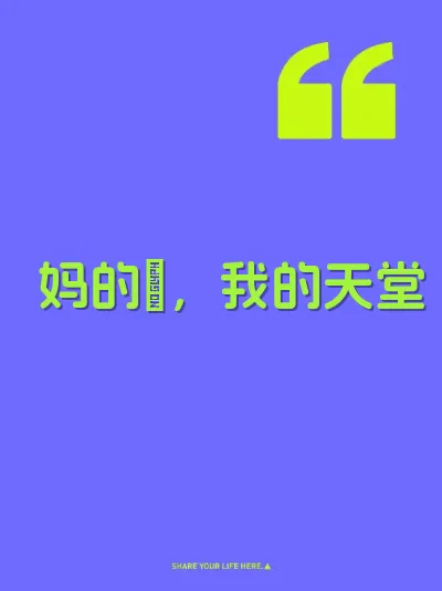 妈的屄，我的天堂 封面