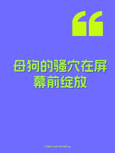 母狗的骚穴在屏幕前绽放 封面