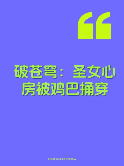 破苍穹：圣女心房被鸡巴捅穿 封面