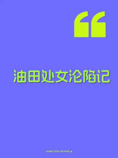 油田处女沦陷记 封面